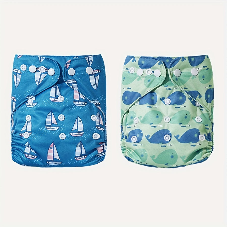 Baby Diapers Reusable Waterproof Washable Adjustable for Newborns