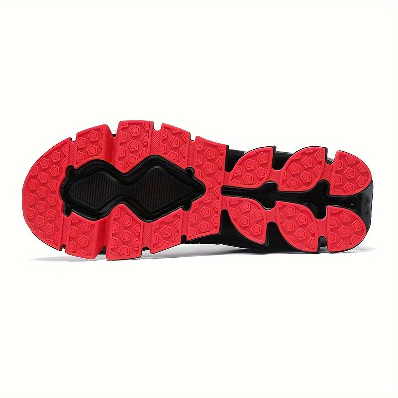 Men's Breathable Mesh Sneakers All-Season Casual Running Shock-Absorbing Shoes