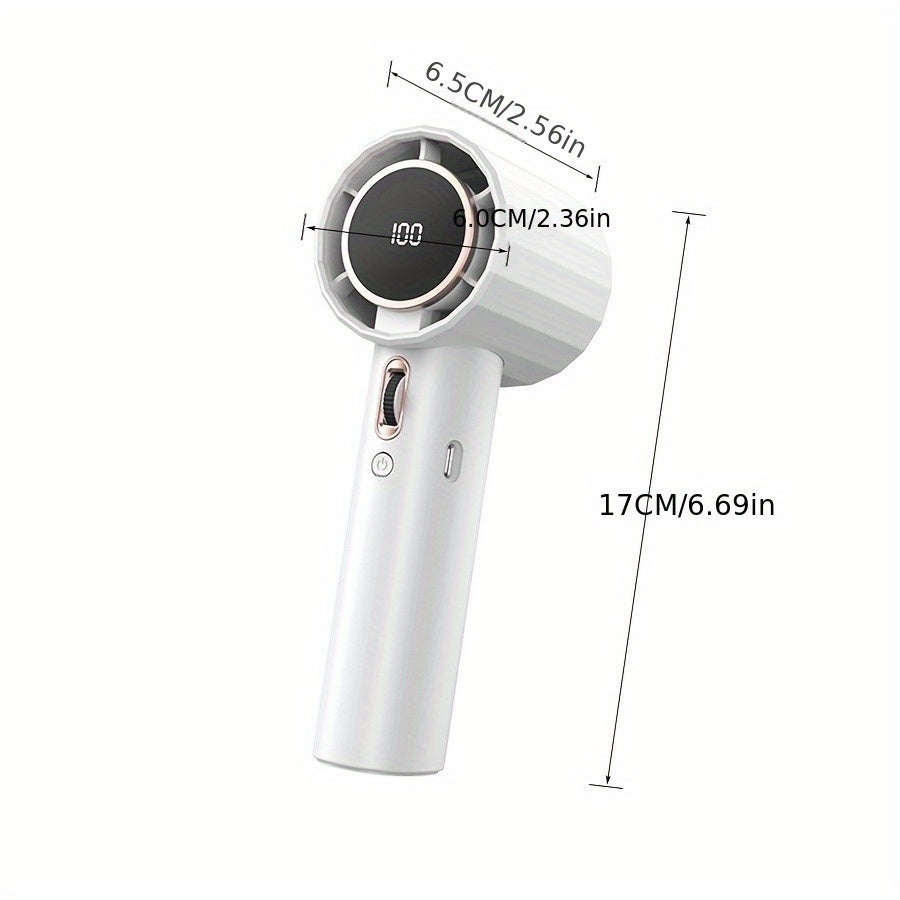 Compact USB Rechargeable RV Fan with Strong Airflow Low Noise Portable Summer Travel