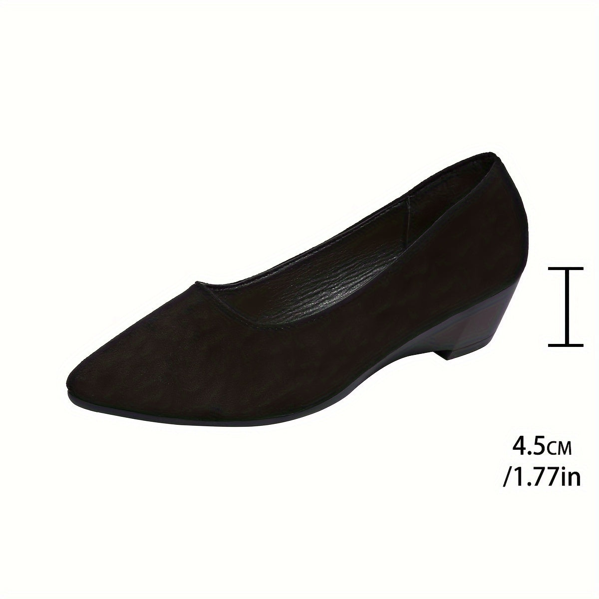 Women's Pointed Toe Mary Jane Flats Black All-Season Comfort