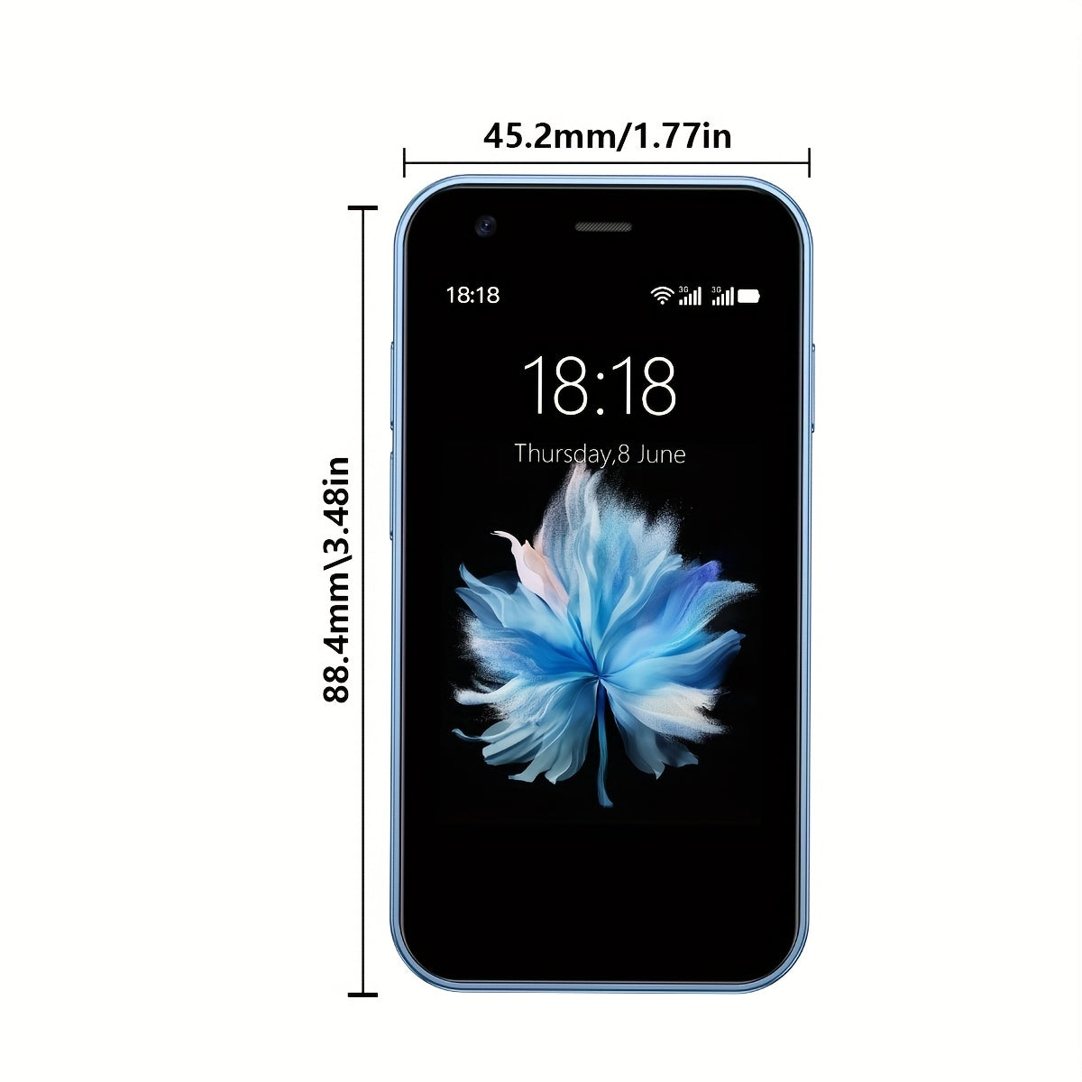 Мини-смартфон XS15 3,0-дюймовый дисплей 2 ГБ ОЗУ 16 ГБ ПЗУ Dual SIM разблокирован