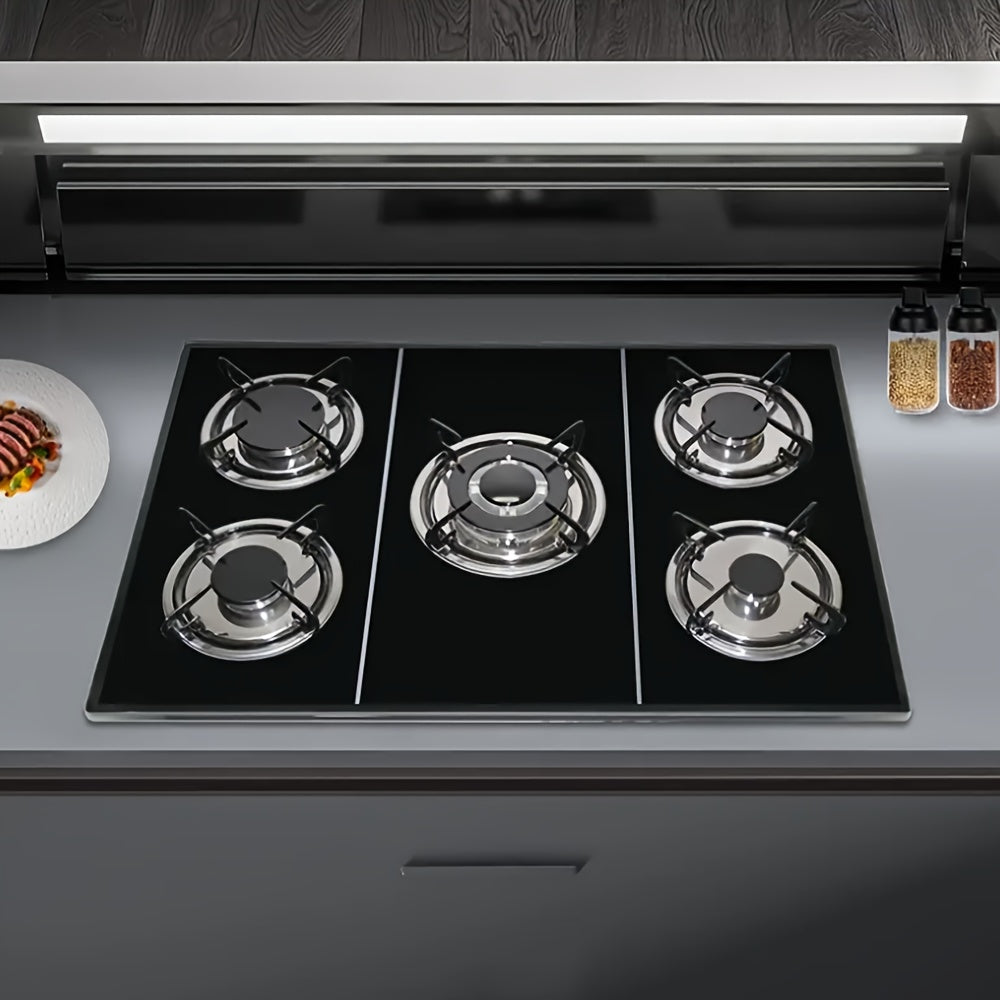 Gas Stove Protective Cover Set with Anti-Fouling Oil-Proof Pads and Cleaning Pads