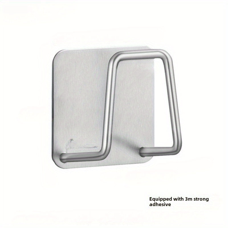 Organizador de fregadero de cocina de acero inoxidable con rejilla de drenaje y gancho de pared