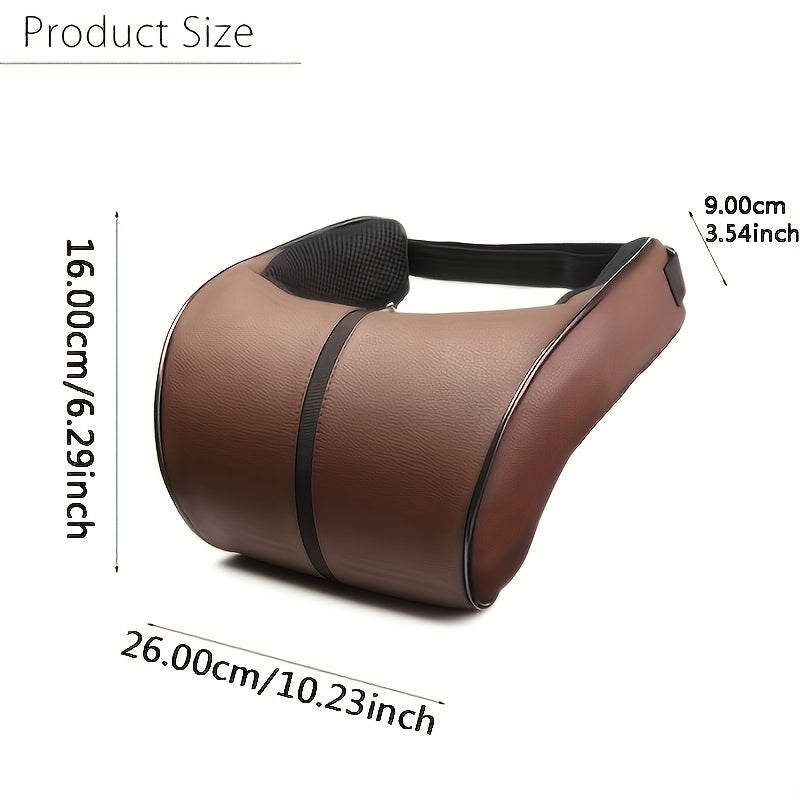 Universal Fit Car Headrest Pillow With Memory Foam for Comfort and Support