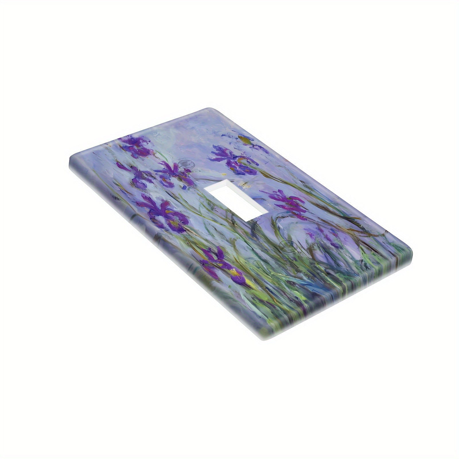 Monet Iris san'at bosma yoritgich qopqog'i ichki/tashqi foydalanish uchun, yotoqxona yoki oshxonada oson o'rnatiladi.