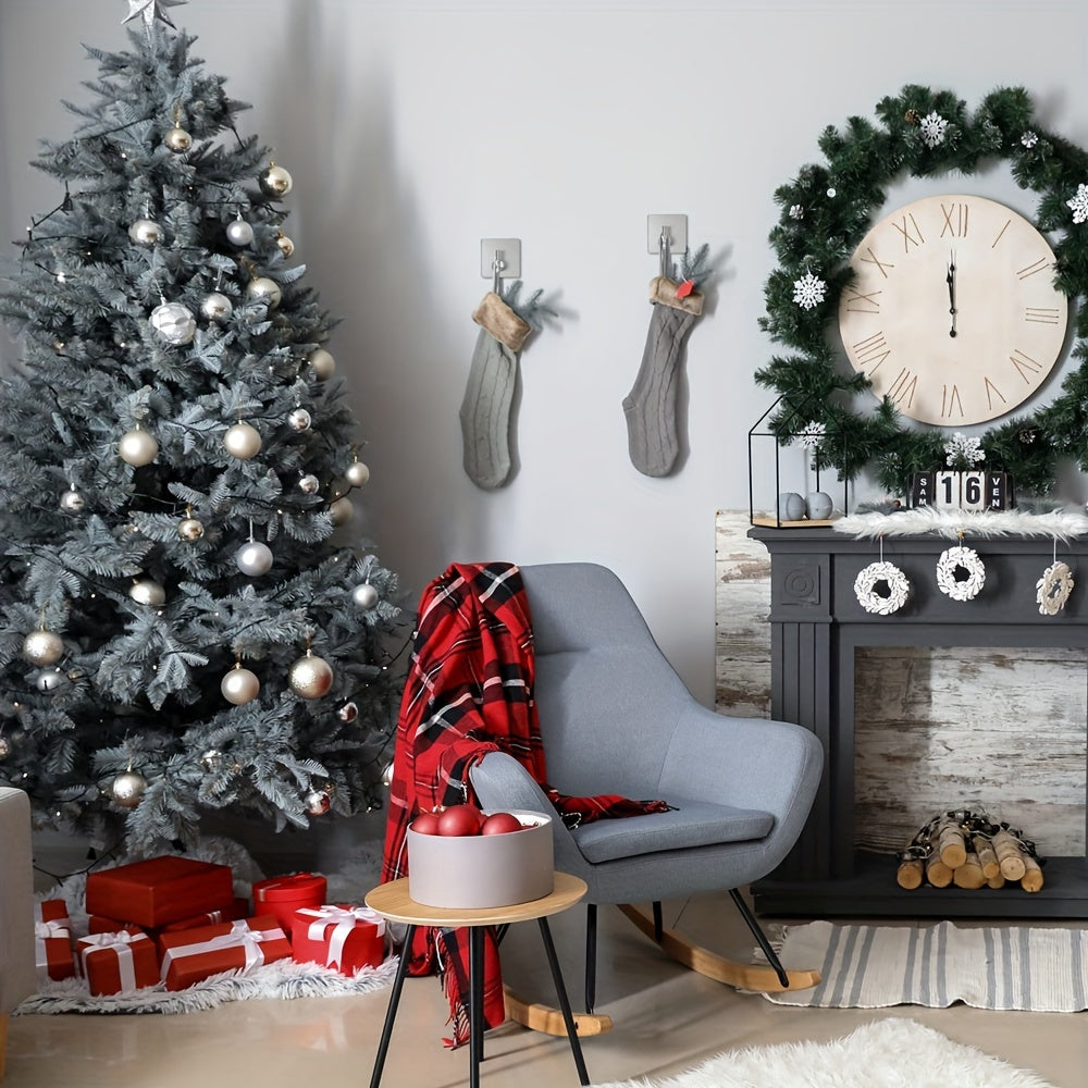 Gancho de pared adhesivo de acero inoxidable para toallas y batas