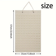 Подвесной органайзер для украшений из фетра для серег и ожерелий, стильное домашнее украшение