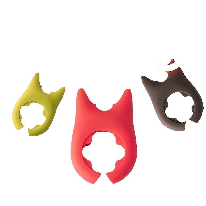 3 ta issiqqa chidamli silikon spatula ushlagichlar to'plami, sirpanmaydigan oshxona asboblari uchun o'rnashlar, oddiy o'rnatish, joyni tejovchi pishirish asboblari ushlagichlari, yuvish oson, xavfsiz dizayn