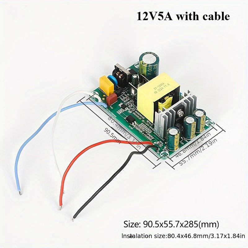 12V 5A Power Supply Module AC/DC Switching Power Supply for Industrial Use