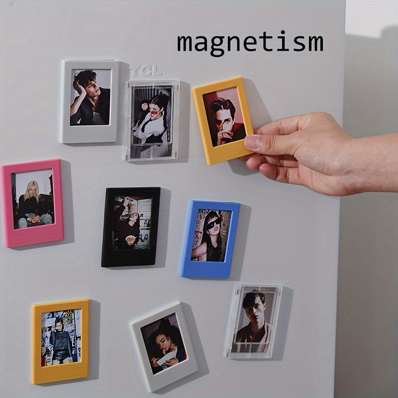 6-Piece Colorful Magnetic Photo Frames for Instax Prints Home Office Gift