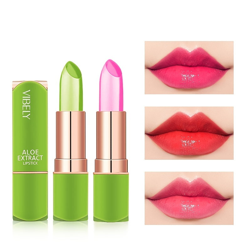 Women's Aloe Vera Lipstick With Color Changing & Moisturizing Benefits