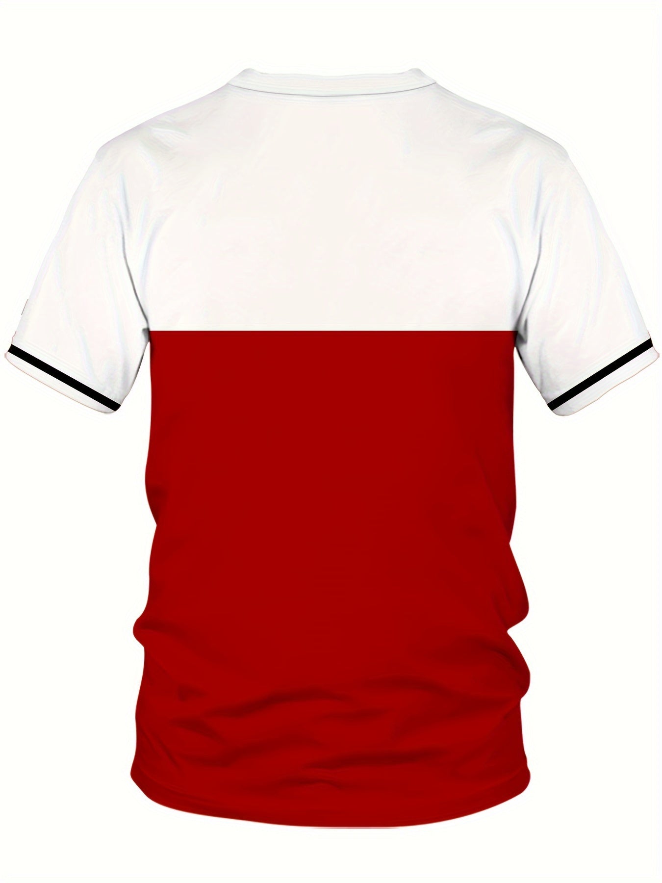 Erkaklar uchun "KING" Rangli Blokli Chiziqli Grafik T-Shirt - Yozgi Faoliyatlar uchun Polyester Aralashmasi Crewneck Qisqa Yengli T-Shirt. Mashinada yuvish mumkin, yozgi tasodifiy kiyim uchun ideal. Cho'ziluvchan mato, katta o'lcham.