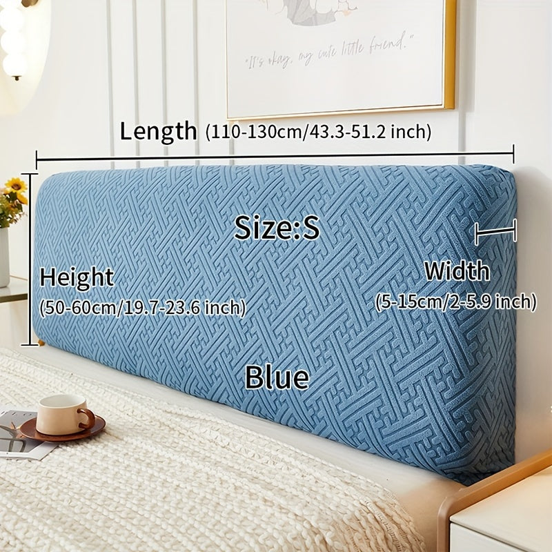 Velvet Headboard Slipcover Dust-Proof Bedroom Furniture Protector