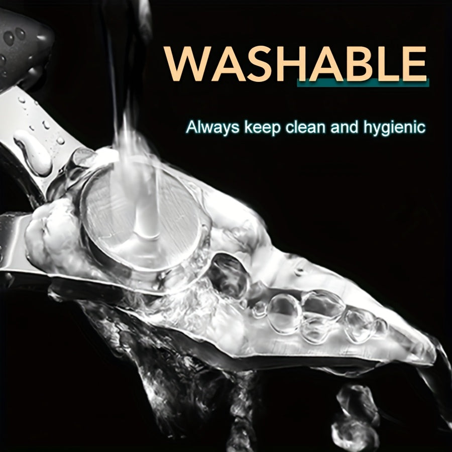 Stainless Steel Nail Clipper Set with Edge Trimmer and Toenail Clipper for Thick Nails