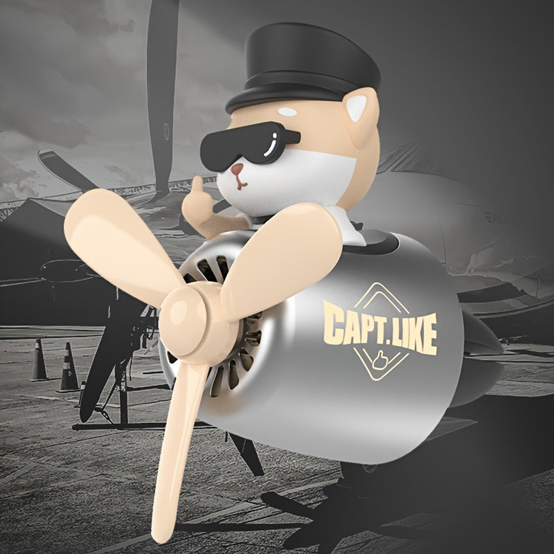 It yuragi uchun avtomobil havo tozalovchi havo ventilatsiya klipi, chiroyli multfilm it, ichki bezak