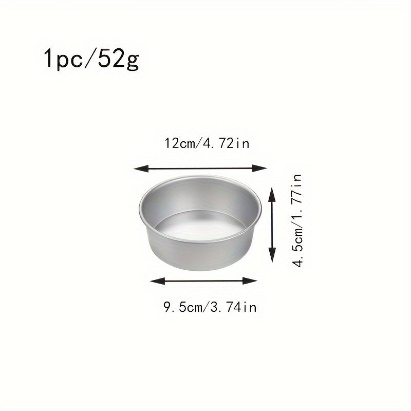 Set of 3 Round Cake Molds 10.16cm 15.24cm 20.32cm for Baking Pies and Desserts