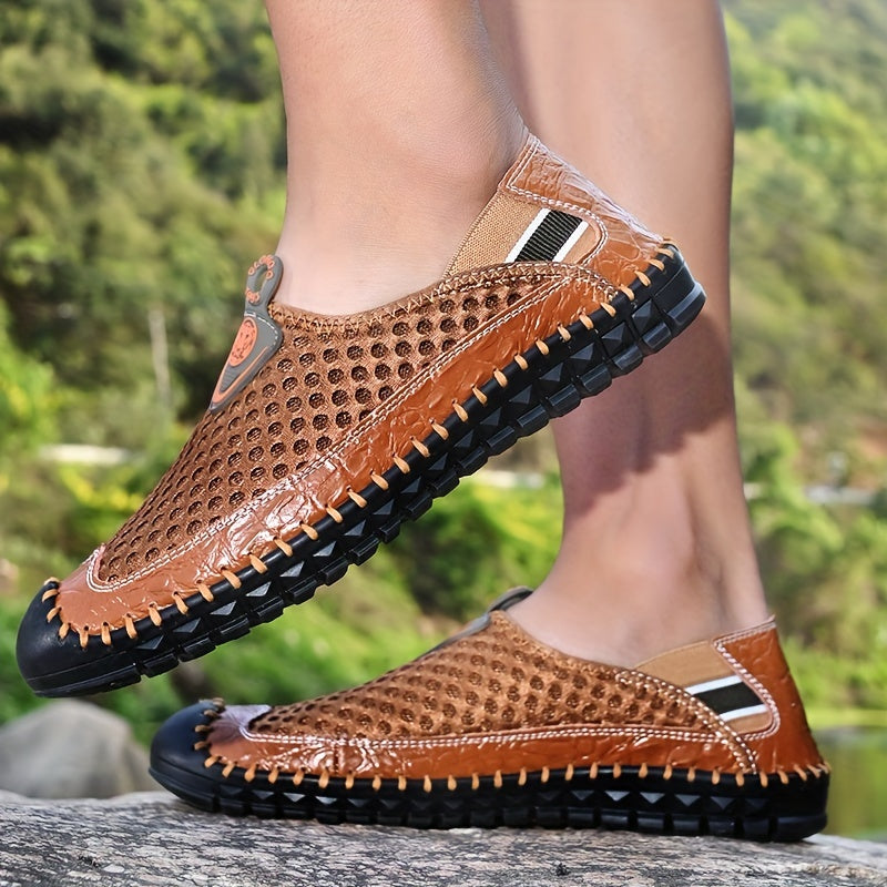 Men's Mesh Breathable Hiking Sandals Rubber Sole Casual Outdoor Spring Summer