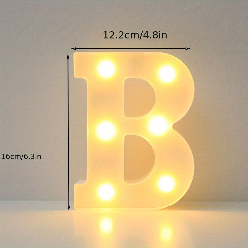 LED Alphabet Letter Lights for Home Decor Wedding Birthday Christmas Party