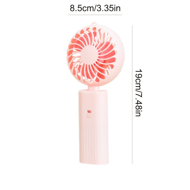 Mini Battery-Operated Fan Ultra Quiet Portable Desk Fan Adjustable Speed Compact for Travel Camping