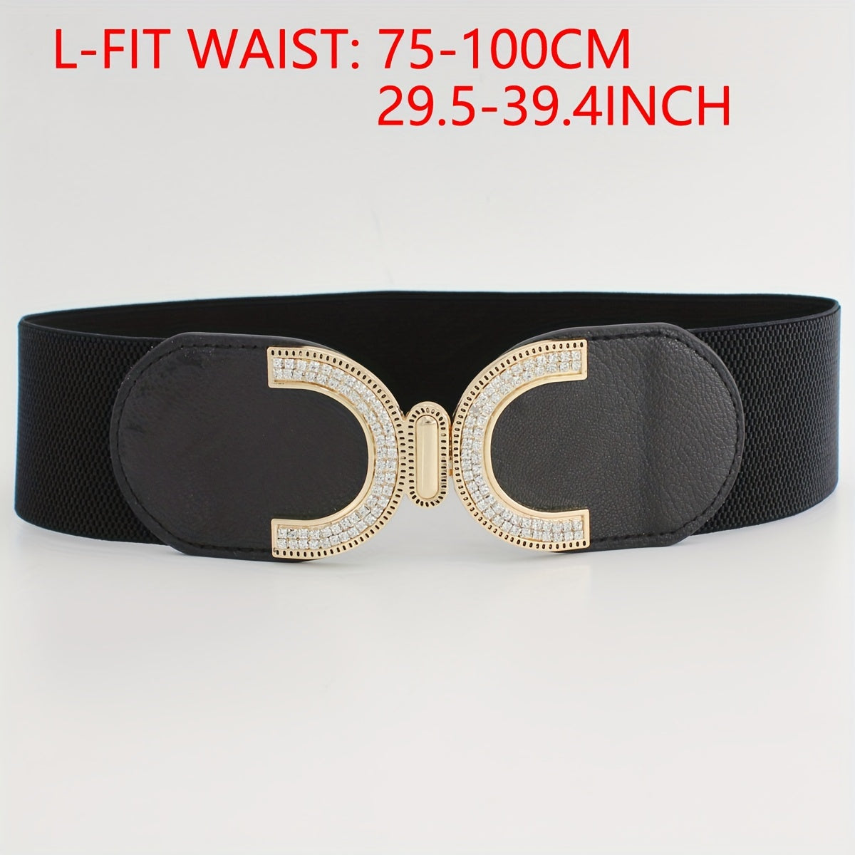 Women’s Rhinestone Buckle Corset Belt for Jeans Pants Dresses