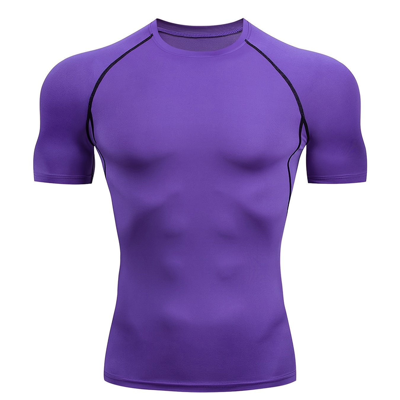 Men's Breathable Quick-Drying Stretch Sports Top for Outdoor Training
