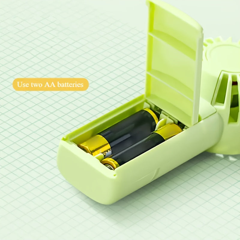 Mini Portable Handheld Electric Fan Battery-Free Lightweight for Outdoor Travel