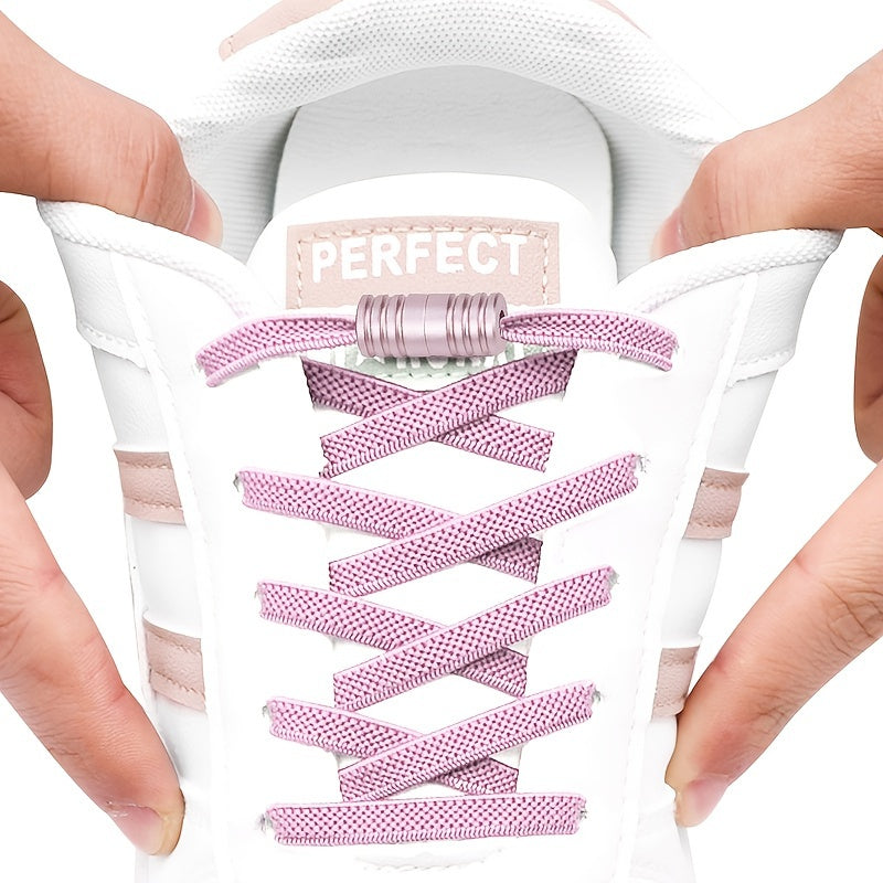 Unisex Elastic Shoelaces With Buckles For Men Women Color Capsule Pack