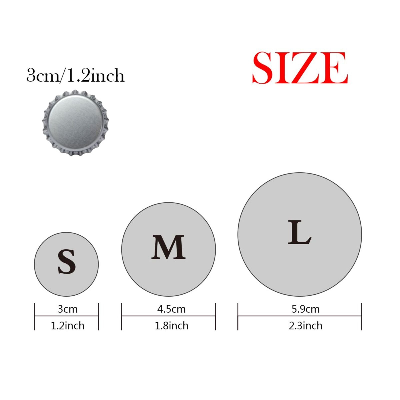 Halloween va Rojdestvo kiyimlari uchun maxsus aylana belgi pin, mustahkam va qulay