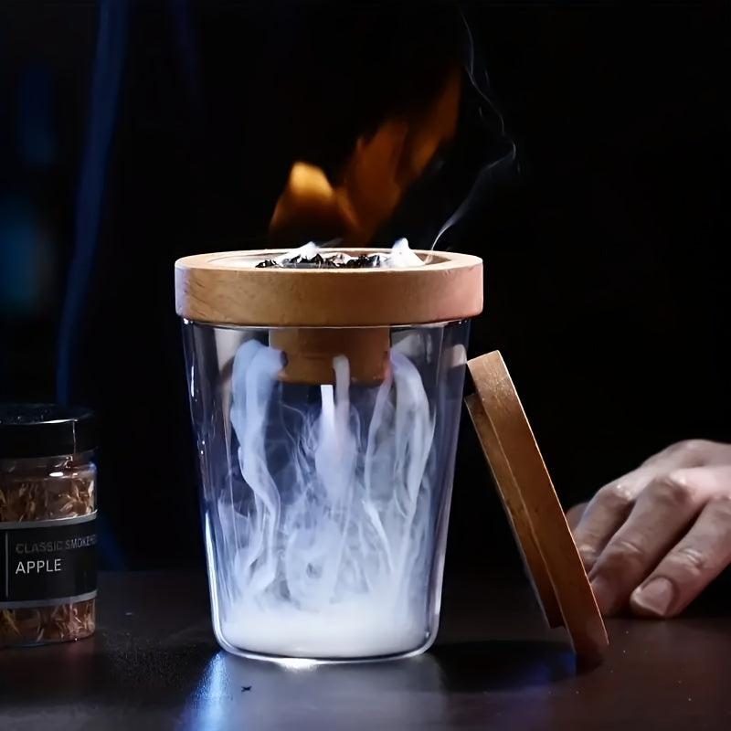 Cocktail Smoking Kit with 6 Wood Chip Soakers for Whiskey Enthusiasts