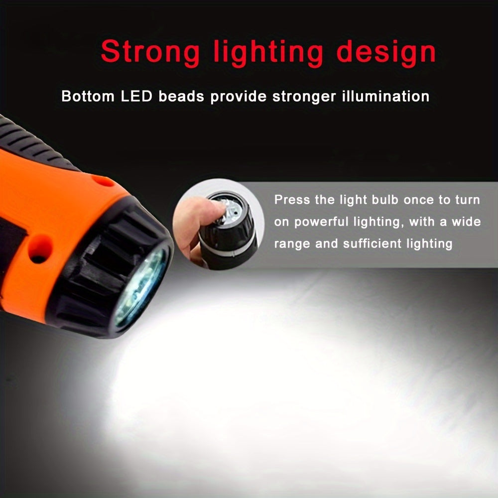 Электрическая отвертка с набором из 47 аксессуаров и функцией фонарика, подходит для различных задач, таких как затягивание винтов, гаек и сверление. Идеально подходит для домашних ремонтов и установок.