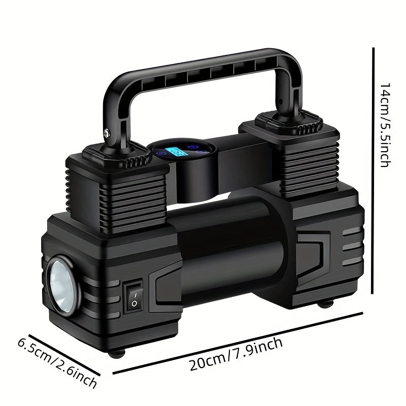 12V Mini Car Inflator Pump Electric Tire Air Pump for Small Vehicles