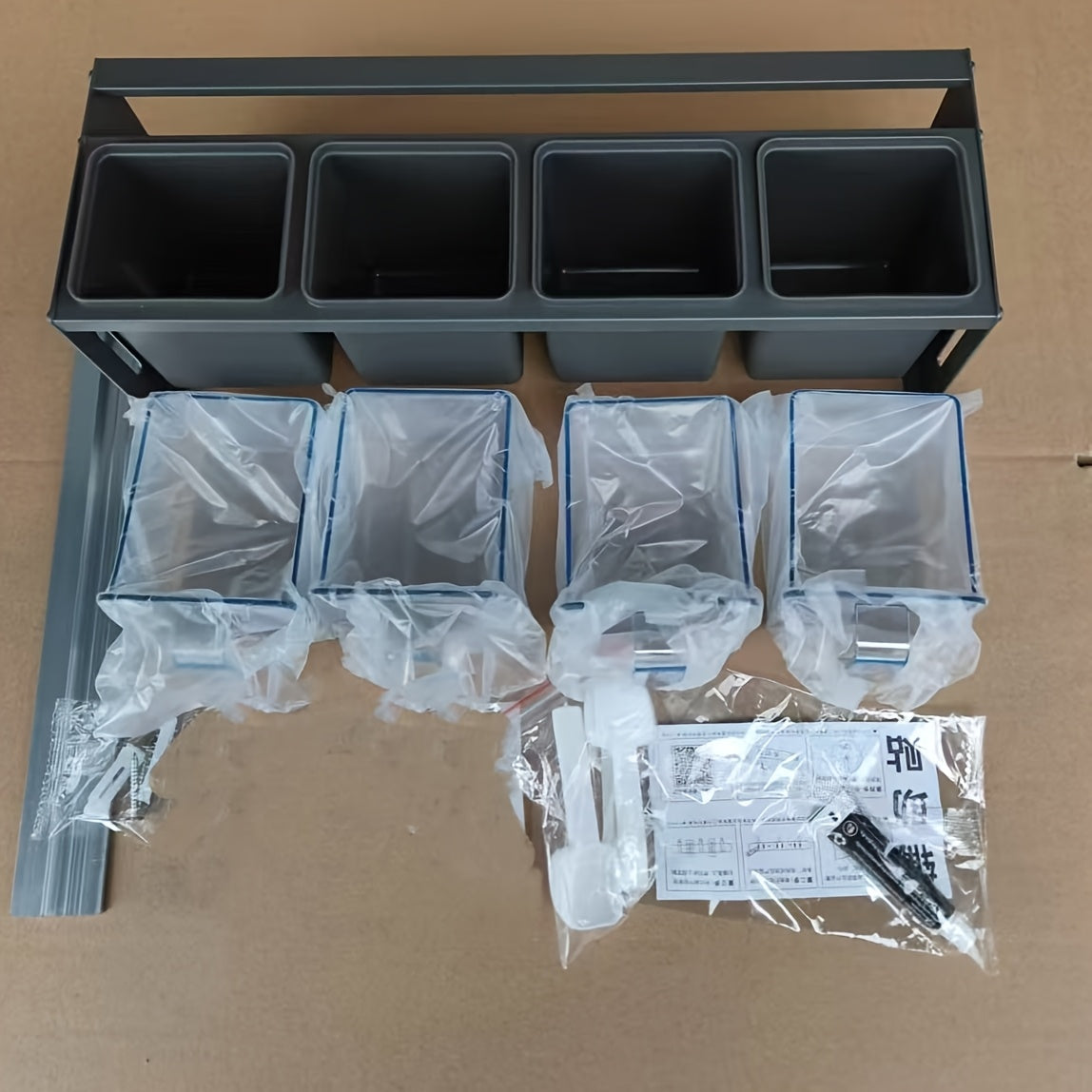 Aluminum Wall-Mounted Storage Rack for Condiments Multi-Functional Tiered Shelf