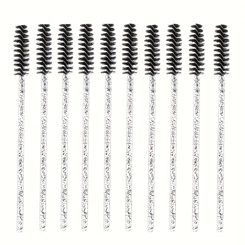 Qosh va kirpik cho'tkalar to'plami 100 dona Sayohat uchun saqlash, suv o'tkazmaydigan emas