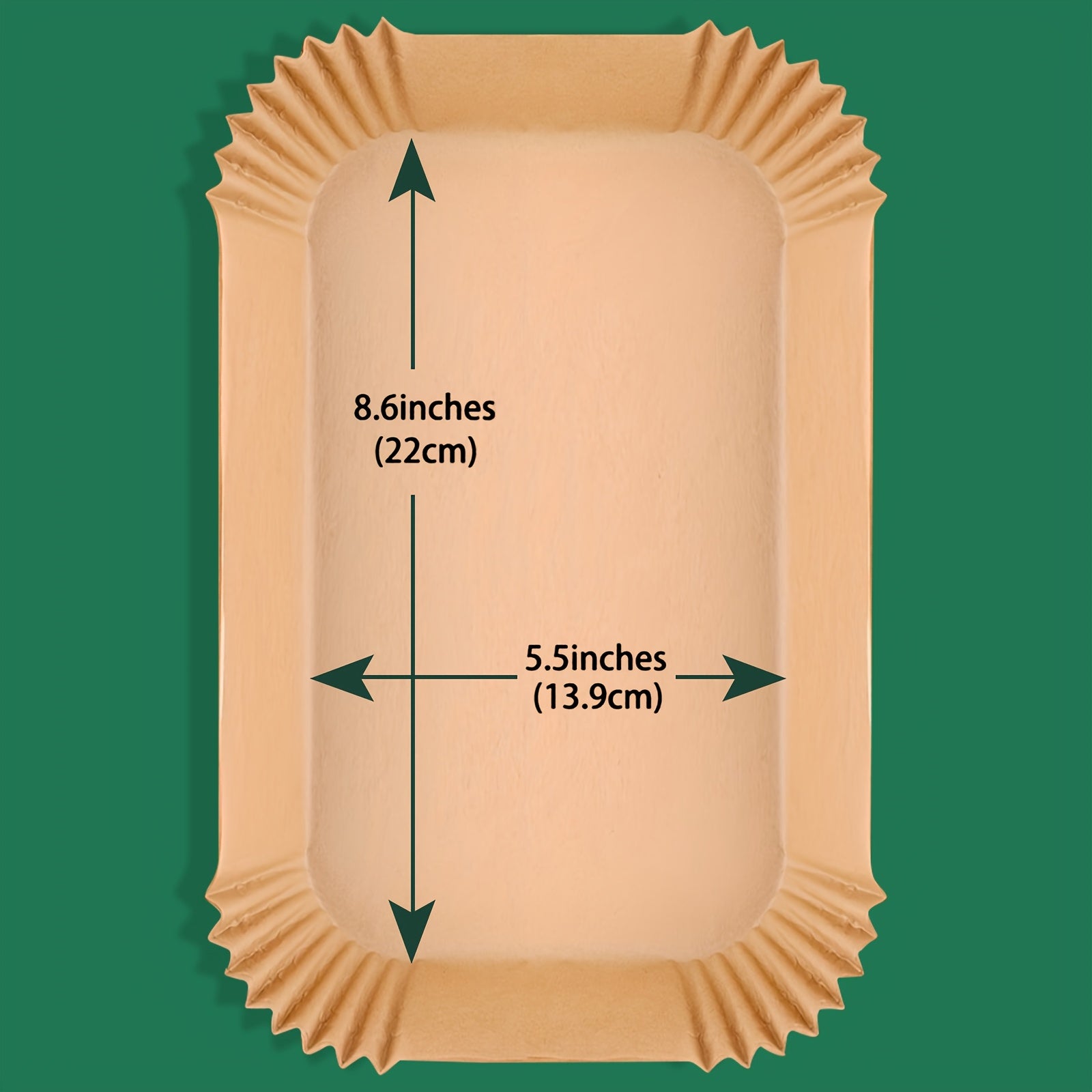 50 Non-Stick Parchment Liners for Air Fryer Trays, Disposable Baking Sheets, Oil and Water Resistant