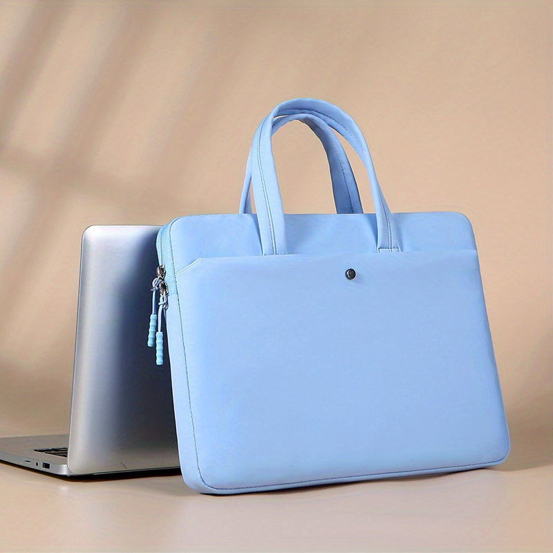 Large Capacity Waterproof Nylon Laptop Bag for Office School and Travel