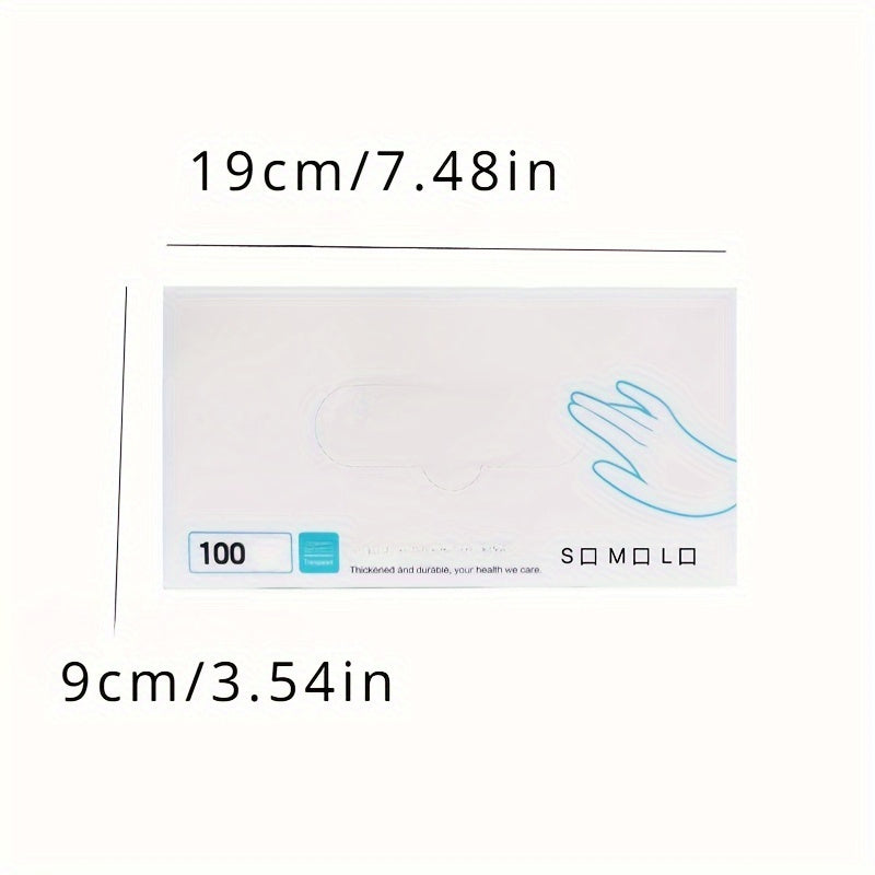 Guantes de TPE transparente de grado alimentario para manipulación de alimentos, de un solo uso, barrera protectora