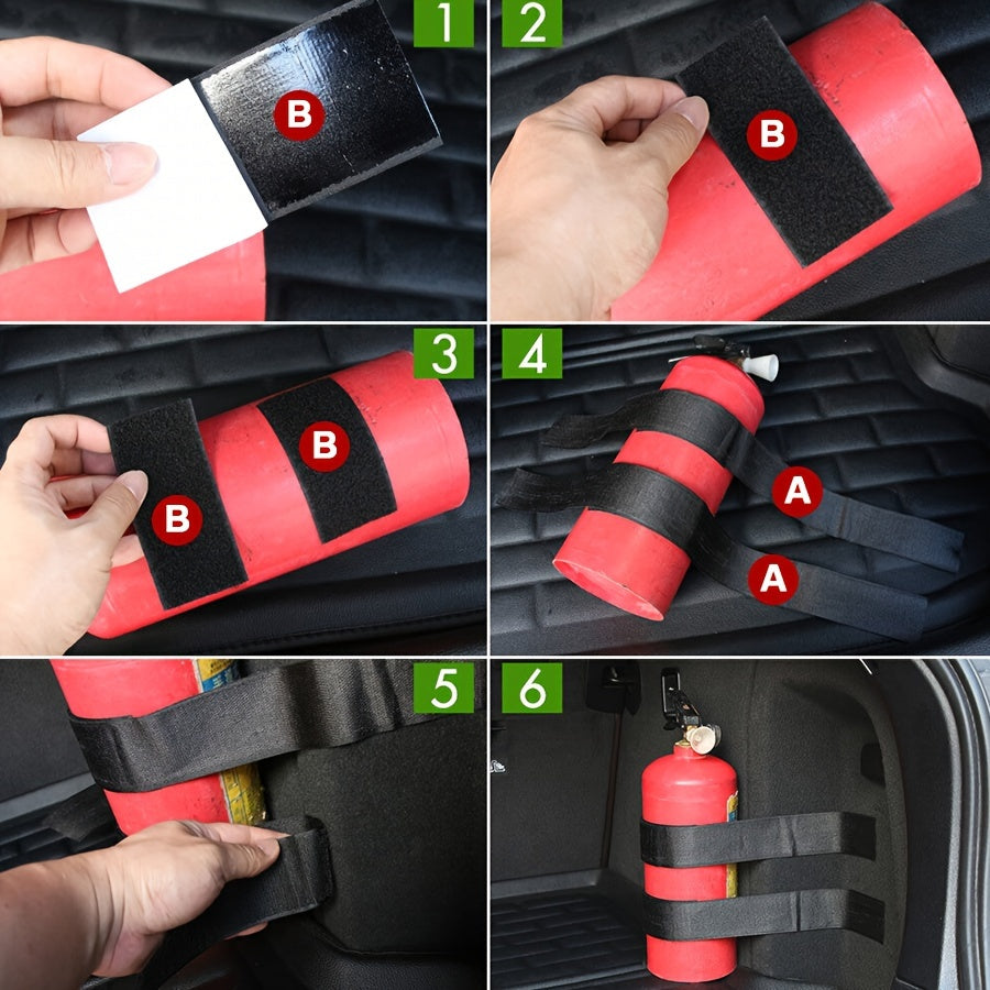 4Pcs Nylon Trunk Organizer Straps Universal Adjustable Car Fixed Band