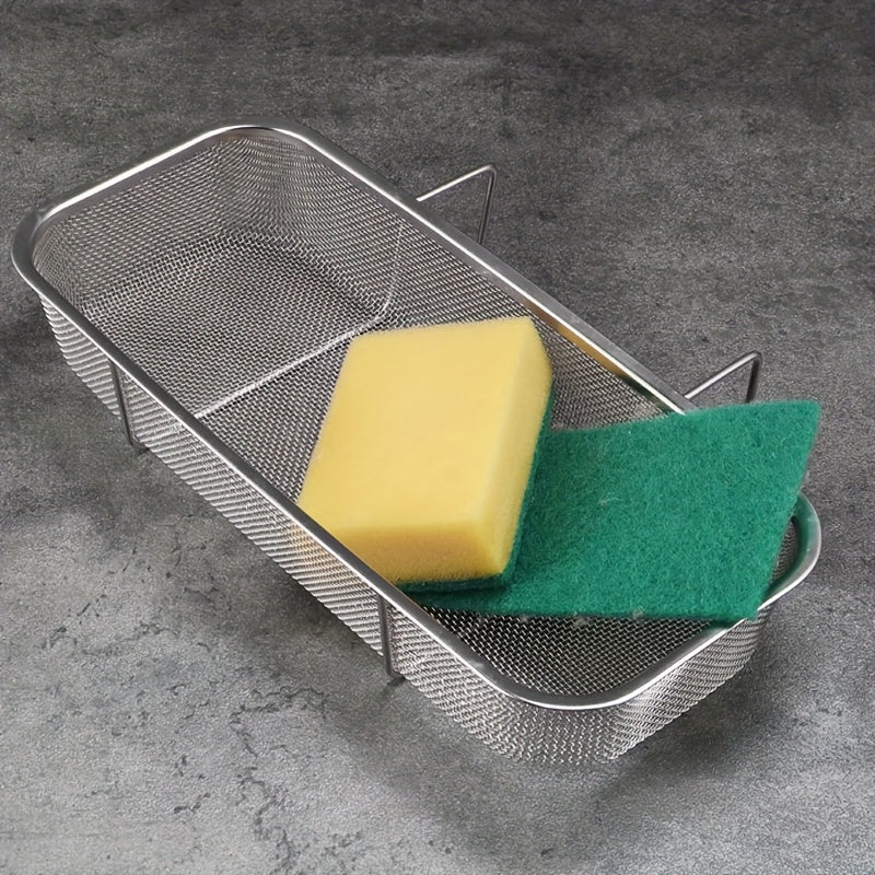 Stainless Steel Sink Drainage Basket for Kitchen Utensils No Batteries Needed