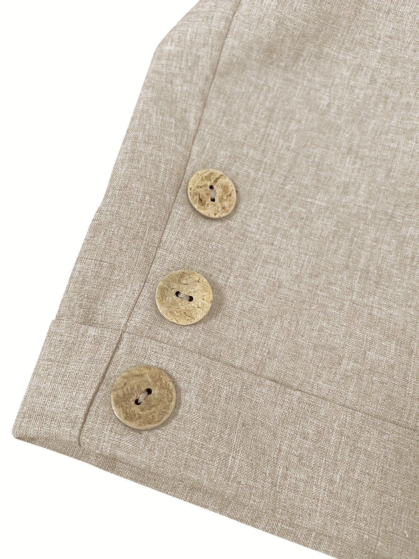 Women's Plus Size Beige Cropped Wide-Leg Pants High Waist Summer Casual Formal