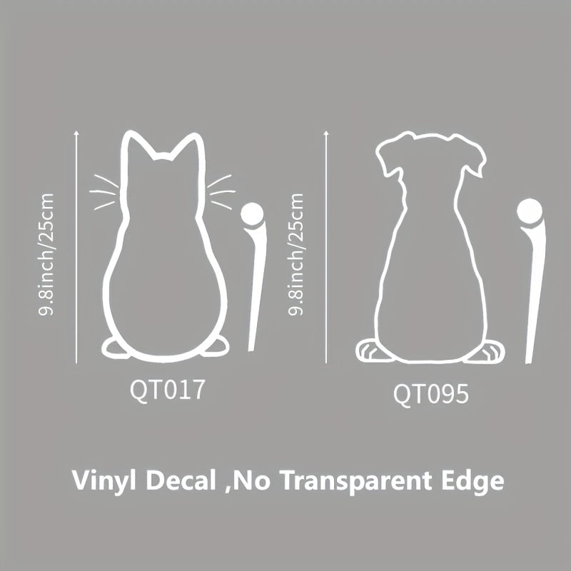 Dog Car Rear Windshield Wiper Decal for Pets and Vehicle Decor