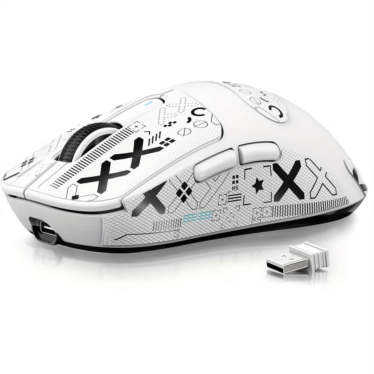 Superlight Gaming Mouse 49g Wireless Wired 26000 DPI White