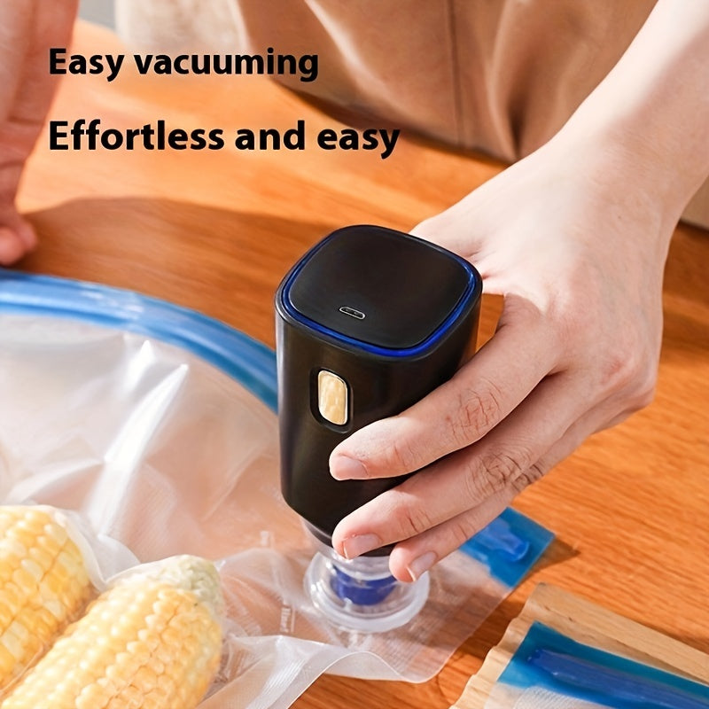 Handheld USB Vacuum Pump with 5 Reusable Bags for Laboratory and Home Use