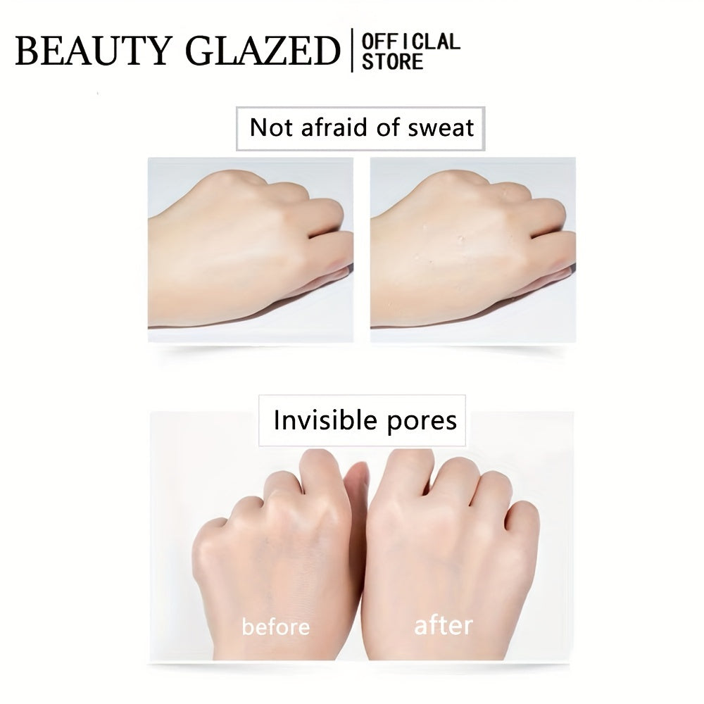 Primer de maquillaje hidratante para mujer, control de grasa, fórmula refrescante transparente