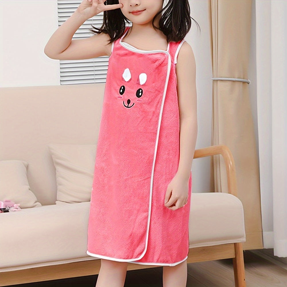 Baby Bath Towel with Rabbit Ears Soft Cotton Kids Towels for Children