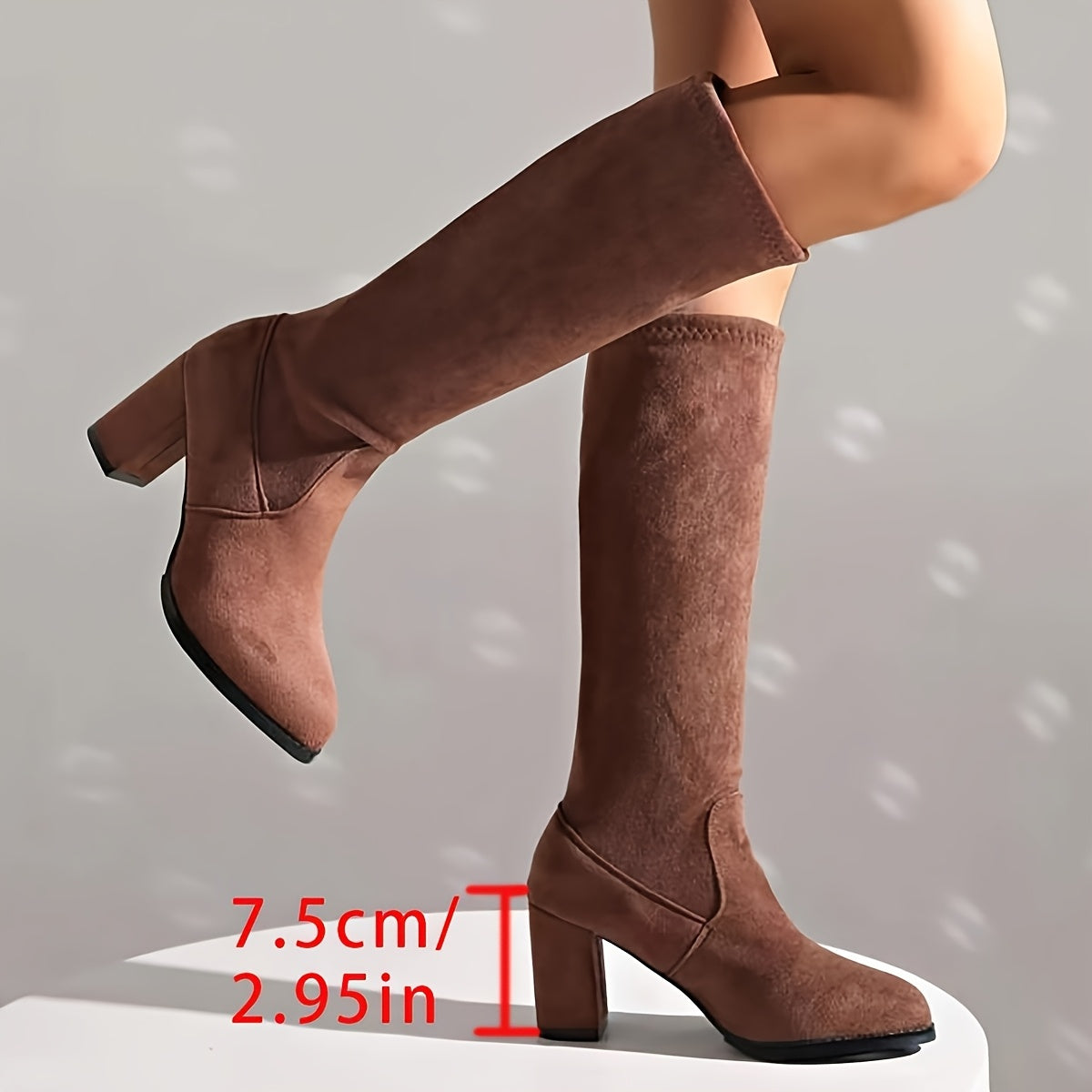 Женские полусапожки на низком каблуке с искусственным мехом, без шнурков, черные, с квадратным носком и массивным каблуком