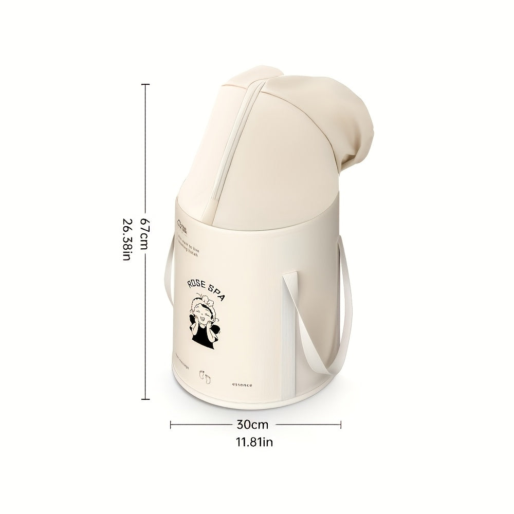 Qattiq va joyni tejaydigan yig'iladigan oyoq vannasi chelak, qopqoq bilan, uy, yotoqxona, ochiq havoda va hammomda foydalanish uchun izolyatsiyalangan spa havzasi - ko'chma va ko'p maqsadli oyoqni namlash yechimi