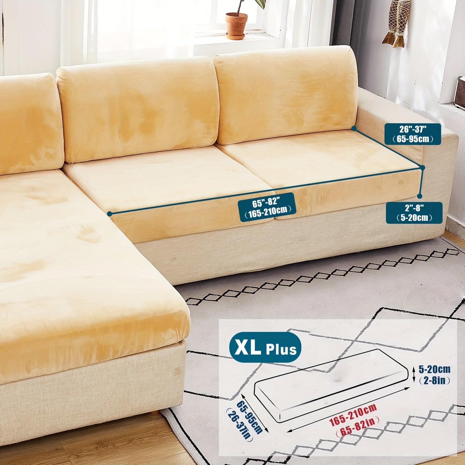 Велюровый чехол для дивана/подушки для домашних животных, пылезащитный и мягкий чехол для дивана для домашнего декора.