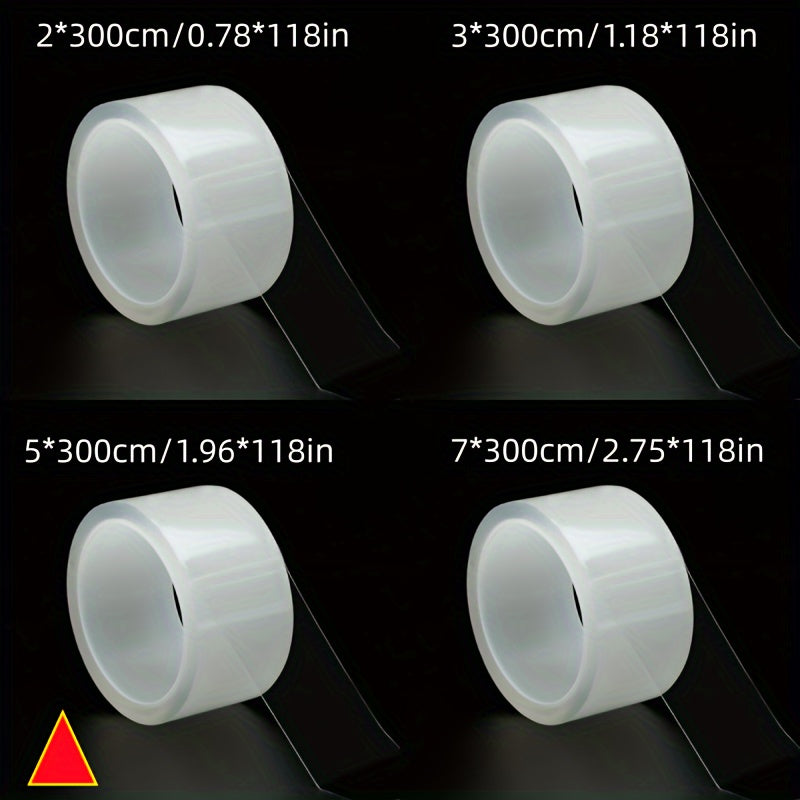 Clear Self-Adhesive Caulk Strip 3 Meters Waterproof Plastic for Kitchen Bathroom Toilet Sealing