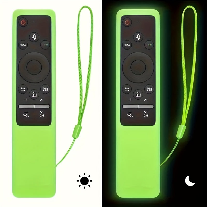 Silicone Remote Control Cover for Smart TV Remote Shockproof Anti-Lost Universal Compatible with Samsung BN59 Series