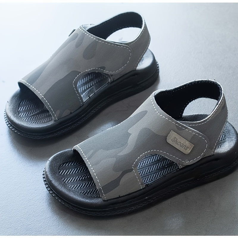 Children's Summer Sandals for Water Activities and Outdoor Play with Soft Grip and Magic Strap